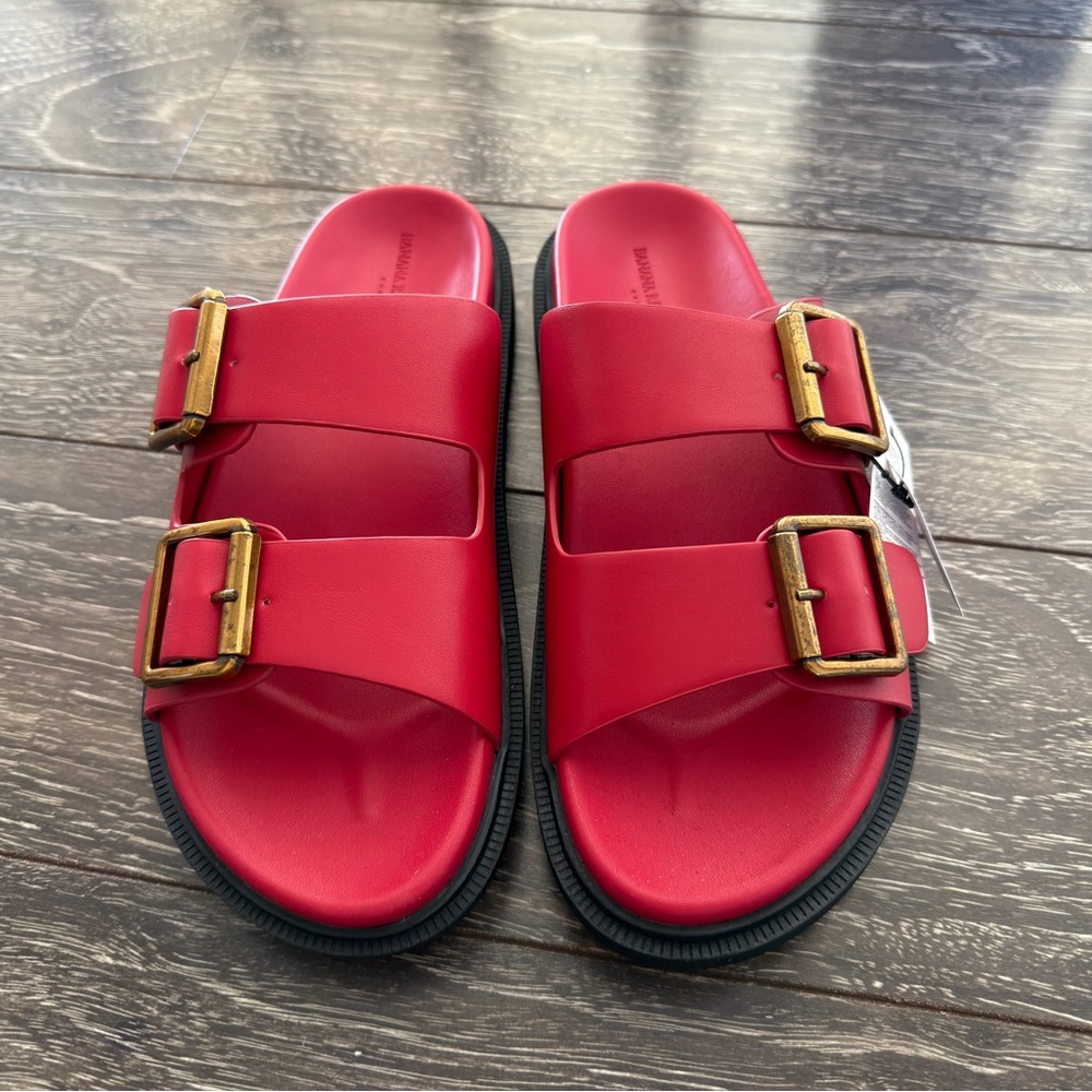 Banana Republic Red Chakra Sandals Size 7